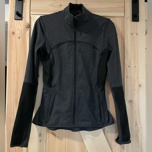 Black/grey lululemon mesh jacket